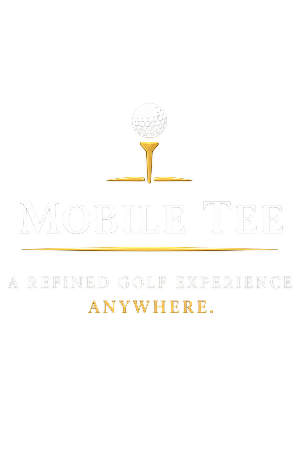 Mobile Tee — A refined golf experience, anywhere.